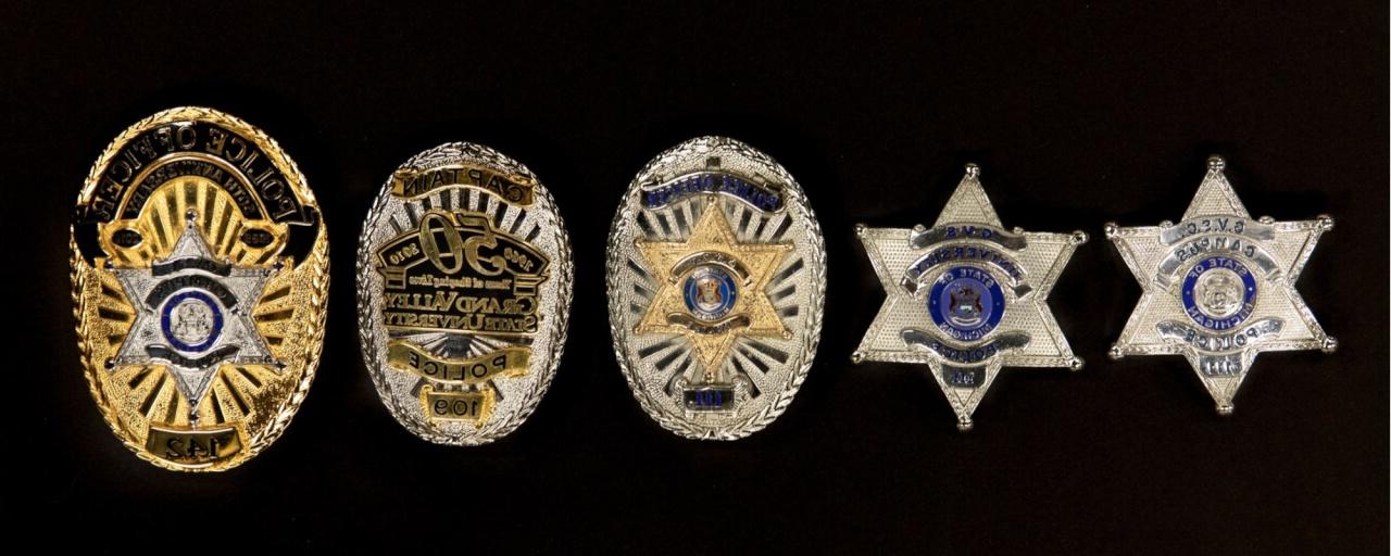 History of GVPD Badges